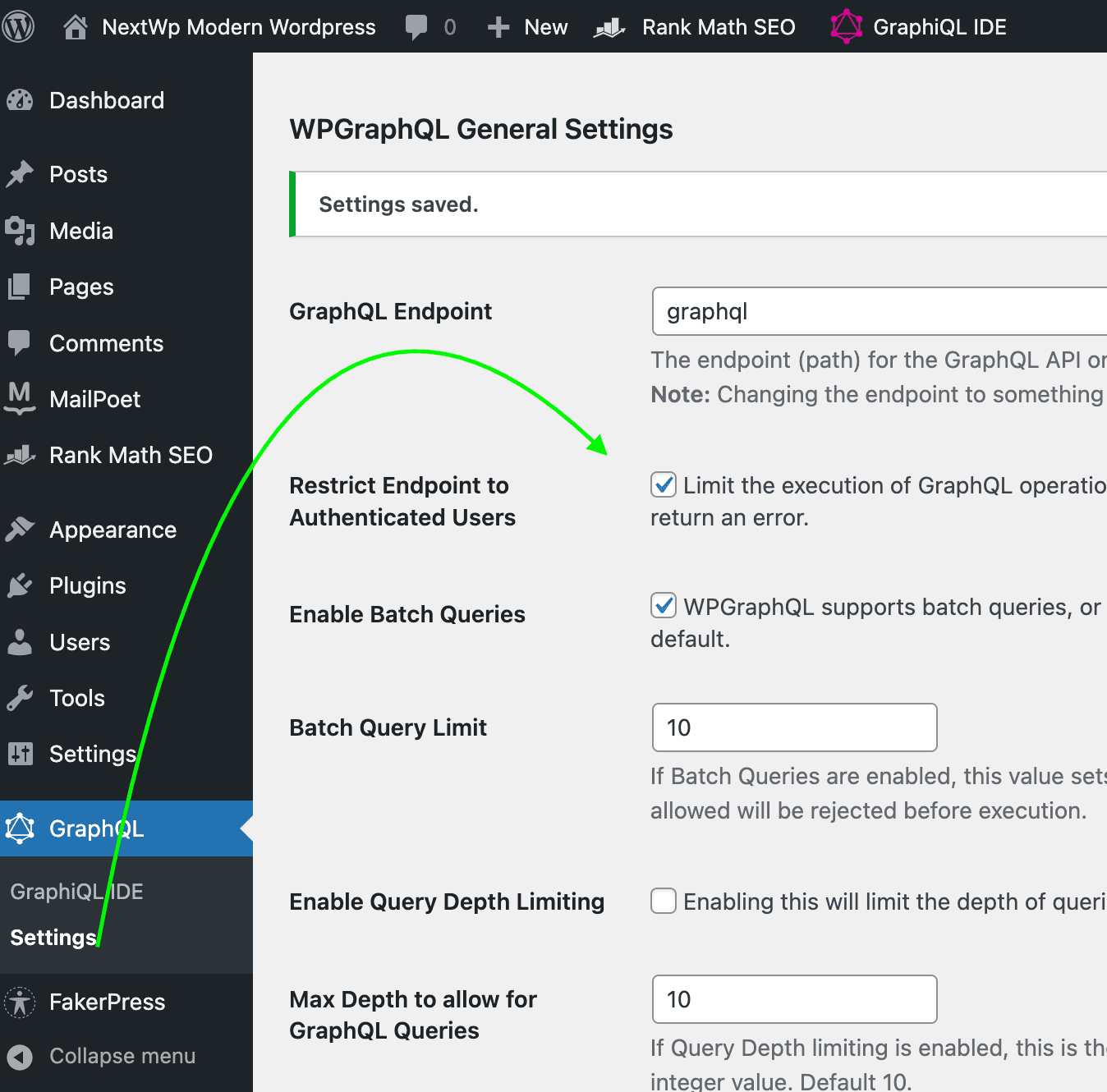 limit graphql
