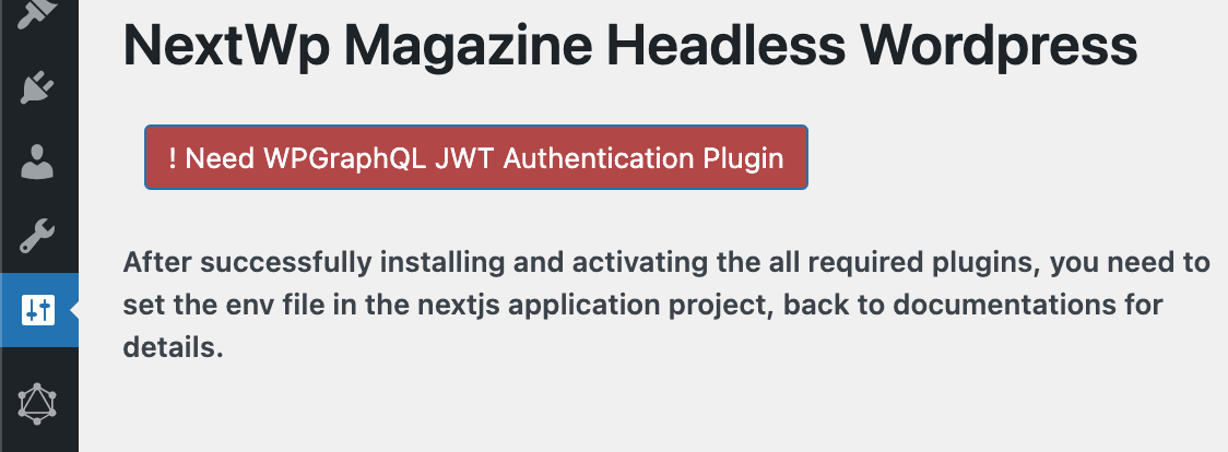 Nextwp Plugin Not Ready